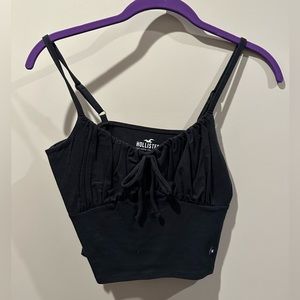 BNWT Hollister Black Crop Top